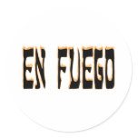 En Fuego (on fire) stickers
