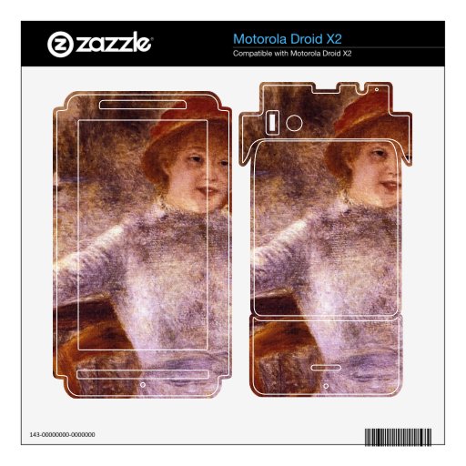 En la Grenouillere by Pierre Renoir Motorola Droid X2 Decal