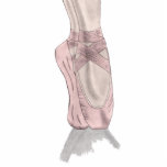 En pointe Acrylic Pin Photo Cut Out