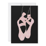 En Pointe Ballet Shoes Invitation