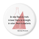 En Vino Veritas -retro magnets