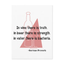 En Vino Veritas -retro Postcards