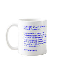 ENACT VOTE BY MAIL WITH PAPER BALLOTS  BUYBLUE.BIZ mugs