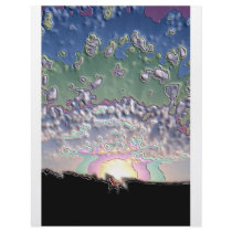 Enamel Setting sun letterhead by WeddingWorks Enamel Setting sun letterhead