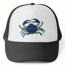 Enameled Blue Crab Hats