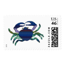 Enameled Blue Crab Postage