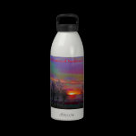 Enameled Sunrise of Northern Ca.  Water Bottle water bottles