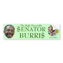 $enator Burri$ bumper stickers