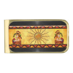 Encantador De Serpientes AZTEC Gold Finish Money Clip