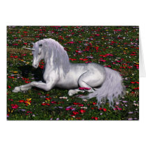 flower, butterfly, unicorn, horses, magic, fantasy, fairytale, tale, fable, creature, horn, myth, mythology, mare, stallion, equine, equus, steed, animals, mammal, mount, wild, herd, beast, beautiful, beauty, foal, charger, buck, livestock, unicorns, Card with custom graphic design
