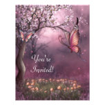 Enchanted Cherry Blossom Garden Butterfly Event Announcement