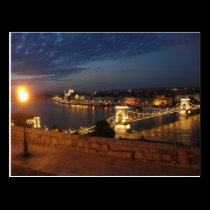 Enchanted Evening in Budapest postcards