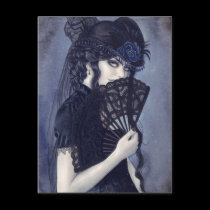 Enchanted Evening Postcard by elvenstarart Enchanted Evening Postcard