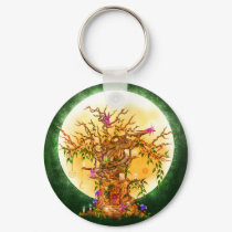 Enchanted Faerie Tree Key Chain keychains by IrishPirateQueen Enchanted Faerie Tree Key Chain keychains