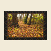 Enchanted Fall Forest Floor Canvas canvas prints