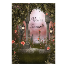 Enchanted Floral Garden Event Invite