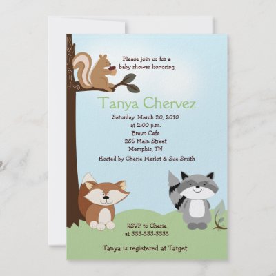 Forest Themed Baby Shower on Cute Forest Animals Is Perfect For Your Next Nature Theme Baby Shower