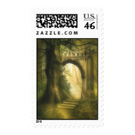 Enchanted Forest Arch Postage Stamp
