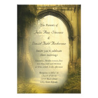 Enchanted Forest Arch Wedding Personalized Invitations