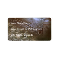 Enchanted Forest Scene Personalized Address Label