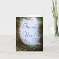 Enchanted Forest Scene Thank You Cards