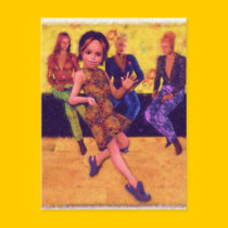 Enchanted Garden Dancing postcards