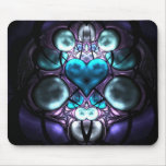 Enchanted Heart Fractal Mousepads