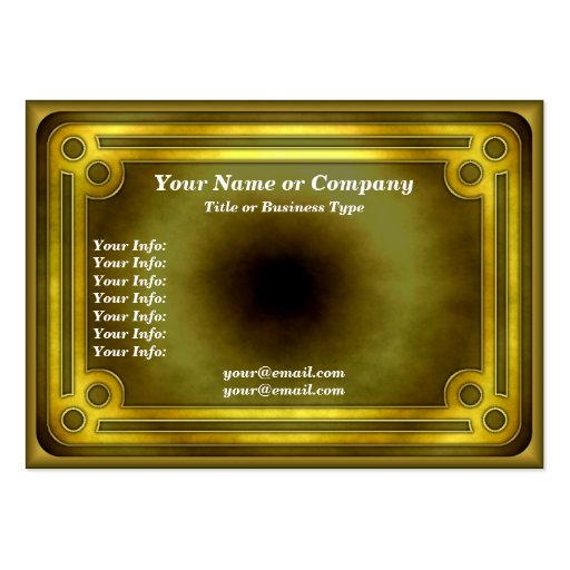 Enchanted Magical Fantasy Game Card Business Cards (front side)