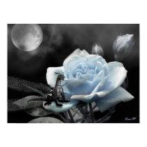 enchanted nights blue posters