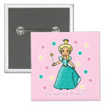 Enchanted Princess Pinback Buttons