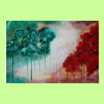 Enchanted - Print Poster - From Original Painting by Itayasdesigns Enchanted - Print Poster - From Original Painting