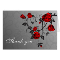 Enchanted Roses Thank You Note Card