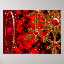 Enchanted Snowflake Poster posters