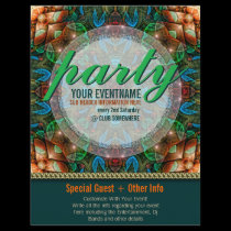 Enchanted Tribe Party Ready Made Event Flyers flyers