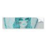 Enchanting Angel - Aqua Blue Bumper Sticker
