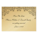 Enchantment Black And Gold Save The Date zazzle_profilecard