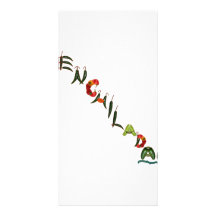 Enchilada Chili Peppers Personalized Photo Card