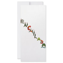 Enchilada Chili Peppers Custom Rack Cards