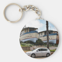 Encinitas Boat Houses Keychain