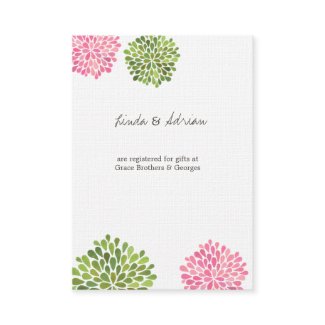 Enclosure Cards Directions Registry Wedding Cards Business Card Template