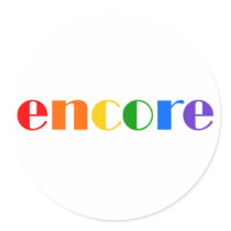 Encore Stickers by Quill_And_Me Encore Stickers