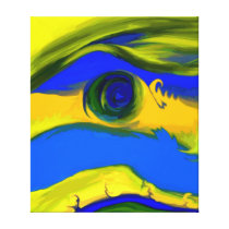 Encounter Designed by Tawny's Uniques Stretched Canvas Print