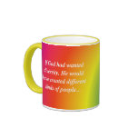 Encourage Diversity Reverse (sq) Coffee Mug