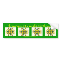 Encouragement - Bumper Sticker (green) bumper stickers by noobeegin Encouragement - Bumper Sticker (green) bumper stickers