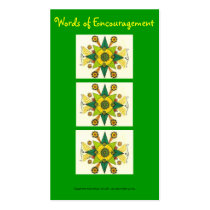 Encouragement Series #3 business cards by littlebitofsunshine Encouragement Series #3 business cards