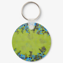 Encroaching Flowers keychains