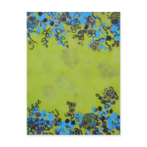 Encroaching Flowers postcards