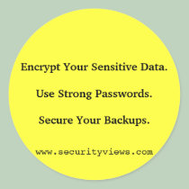 Encrypt Your Sensitive Data. stickers
