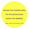 Encrypt Your Sensitive Data. stickers