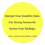 Encrypt Your Sensitive Data. stickers